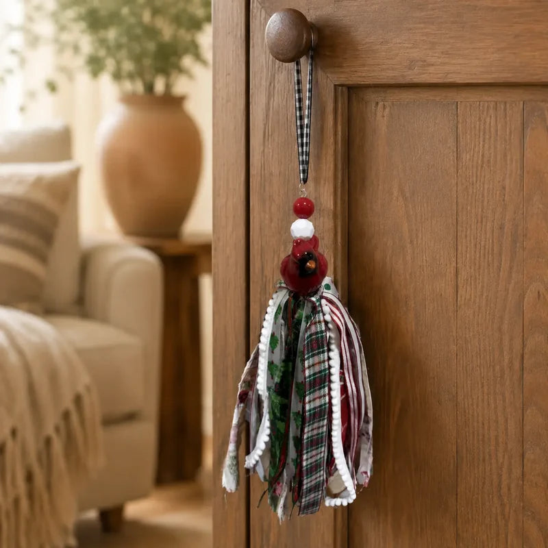 Home for Christmas — Cardinal Door Tassel