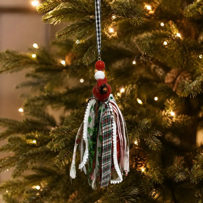 Home for Christmas — Cardinal Door Tassel