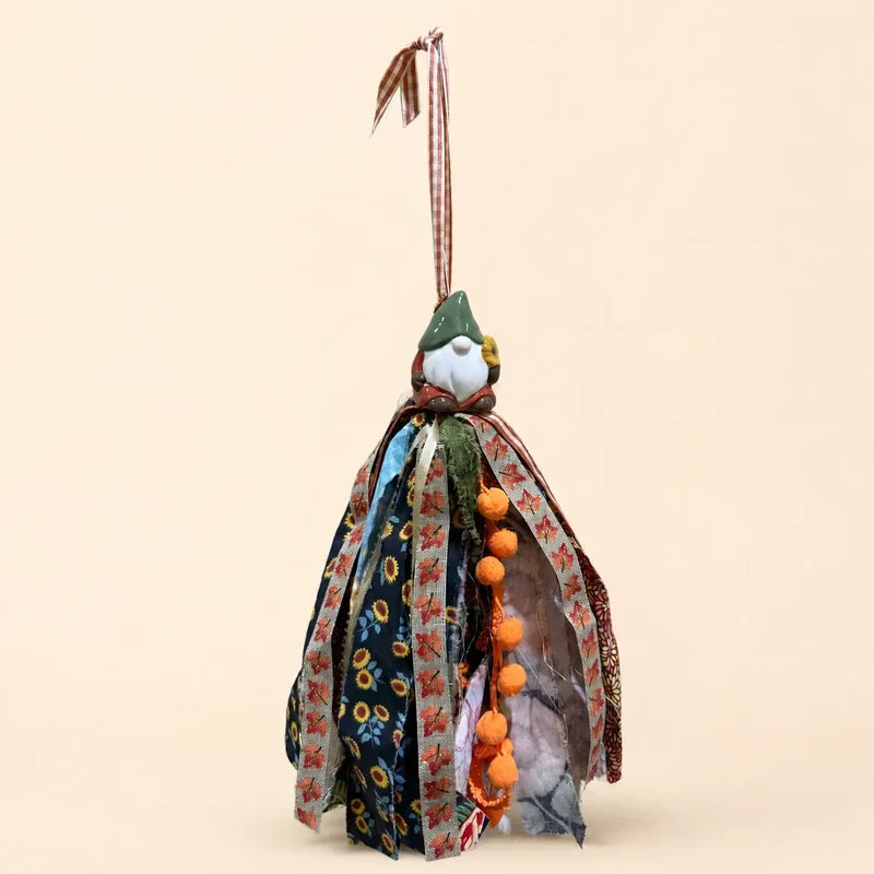 Gnome for the Harvest — Fall Door Tassel