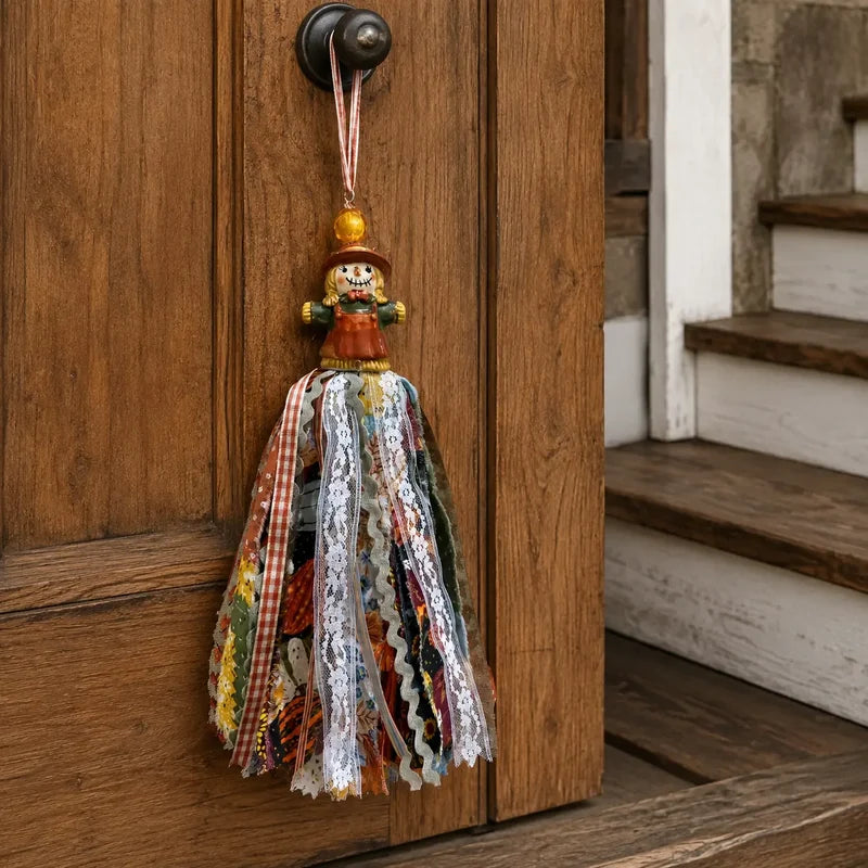 Gnome for the Harvest — Fall Door Tassel