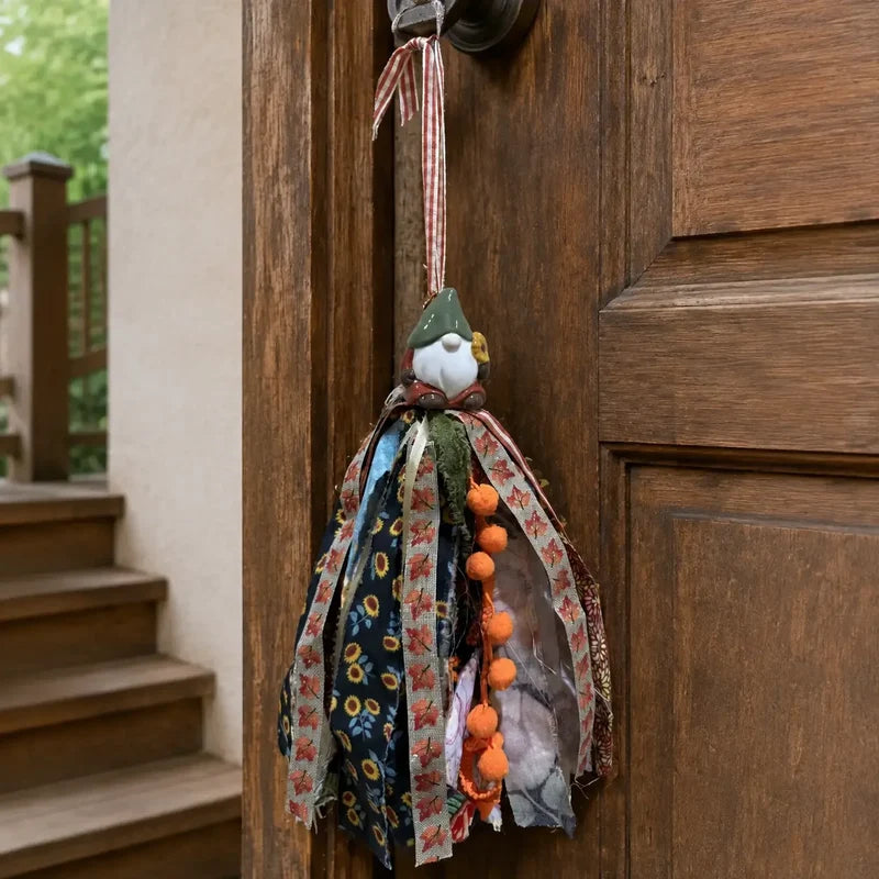 Gnome for the Harvest — Fall Door Tassel