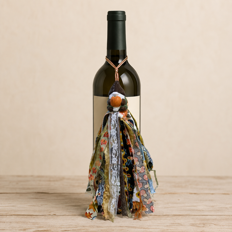 Gnome for the Harvest — Fall Door Tassel