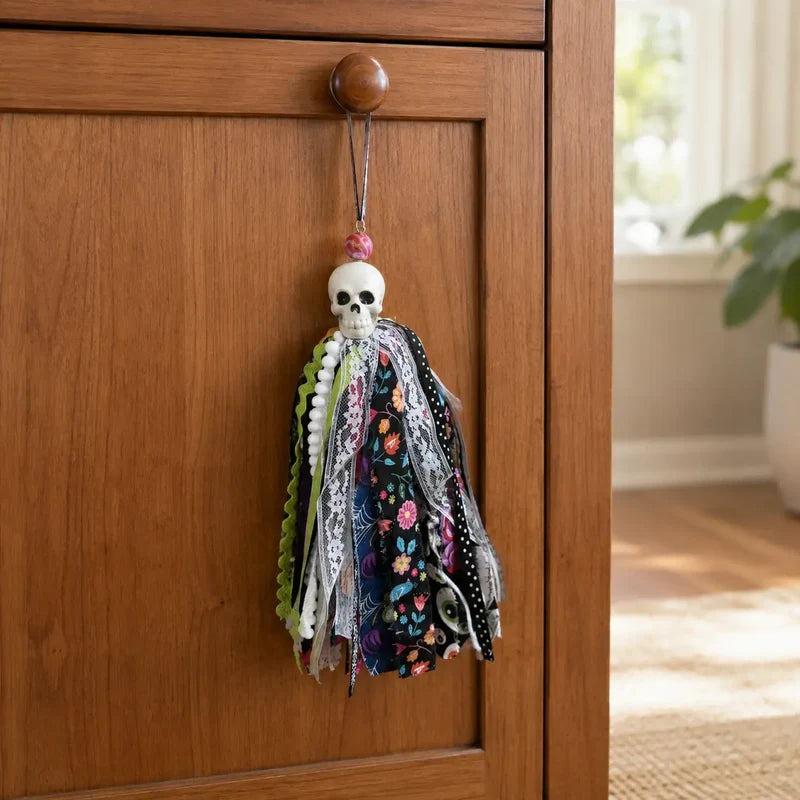 Sugar Skull Garden — Halloween Door Tassel