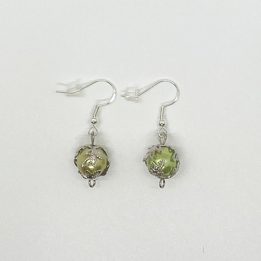 Filigree Glass Pearls