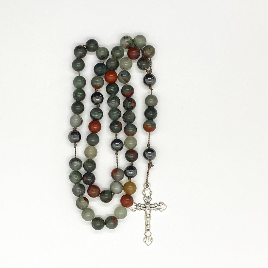 Bloodstone and Hematite Rosary