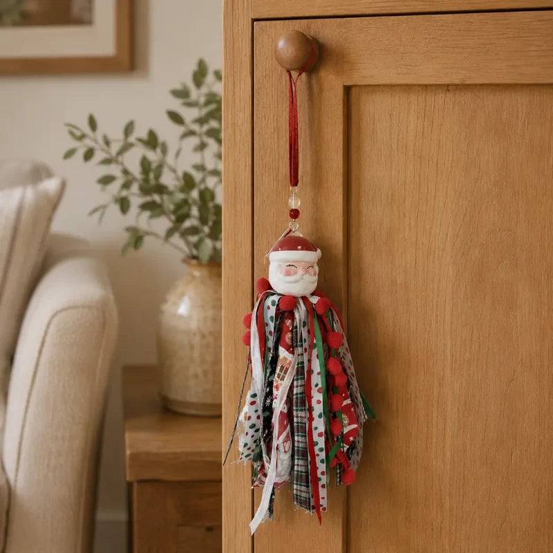 Jolly Old Saint Nick — Santa Head Door Tassel