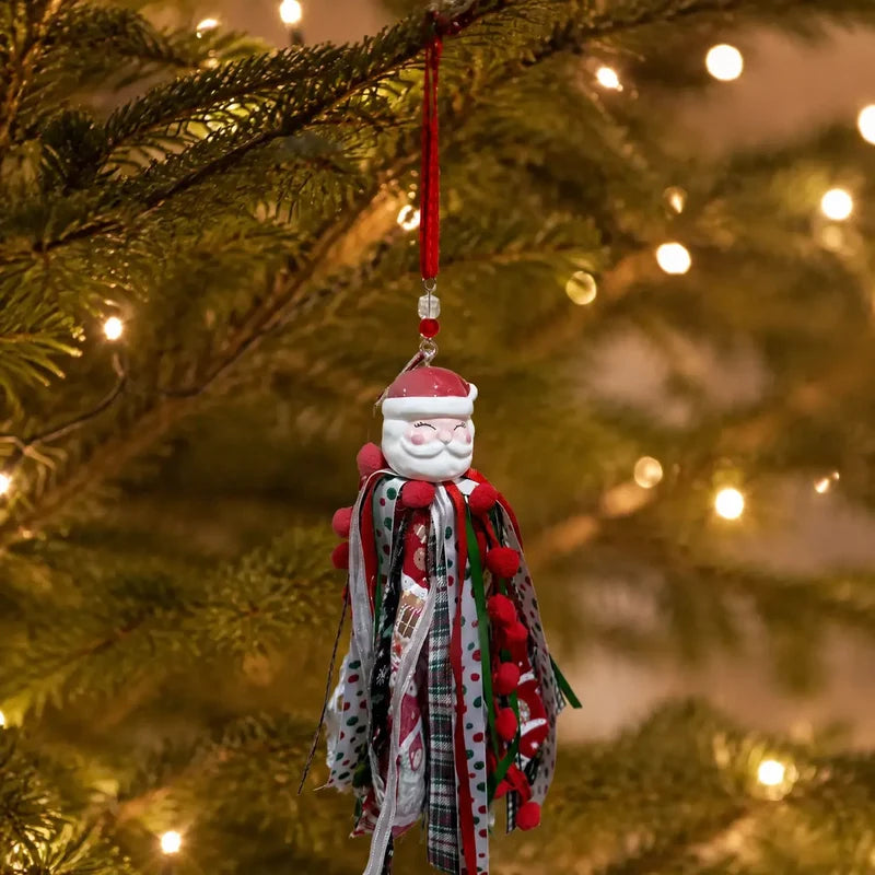 Jolly Old Saint Nick — Santa Head Door Tassel