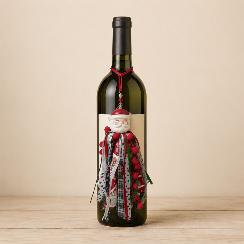 Jolly Old Saint Nick — Santa Head Door Tassel