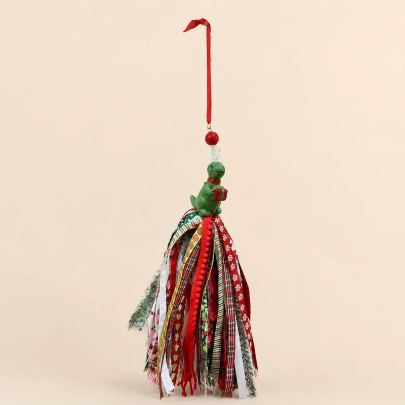 Prehistoric Christmas — Dinosaur Door Tassel