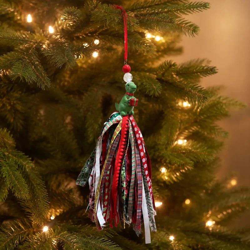 Prehistoric Christmas — Dinosaur Door Tassel