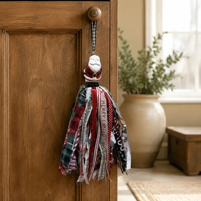 Santa’s Little Helper — Christmas Door Tassel