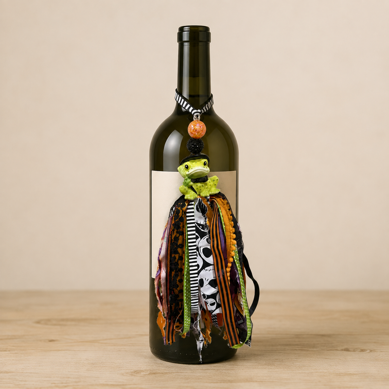 Hocus Croakus — Witch Frog Halloween Door Tassel