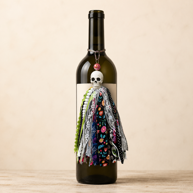 Sugar Skull Garden — Halloween Door Tassel