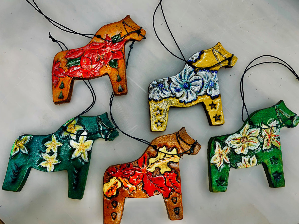 Dala Horse Christmas Ornaments