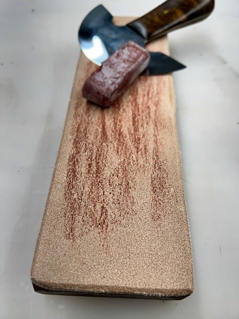 Leather Strop Board - 10"x3"