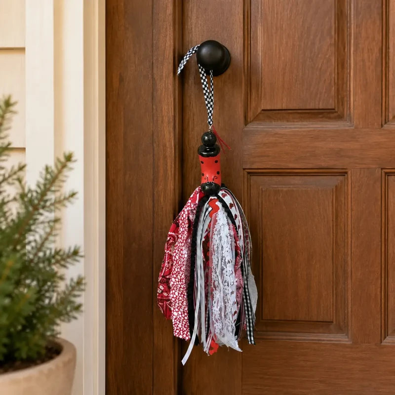 Lucky Little Lady — Ladybug Door Tassel