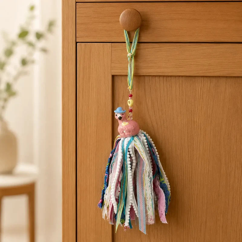 Pretty in Pink — Flamingo Door Tassel