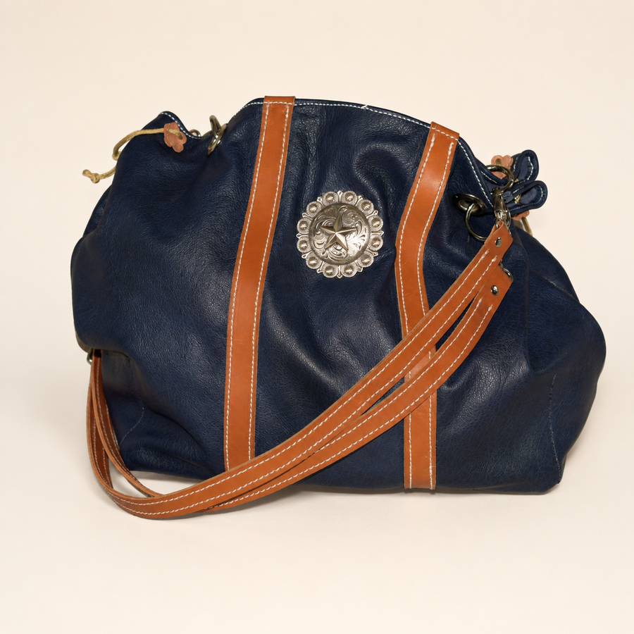 Leather/ Canvas Tote