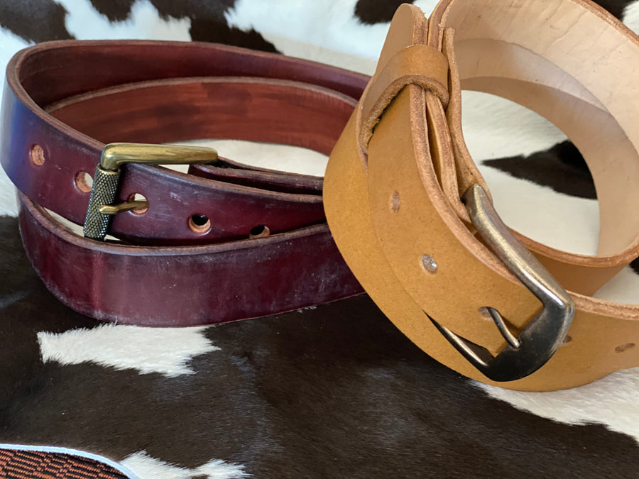 Latigo Lined Belts - 1 1/2"