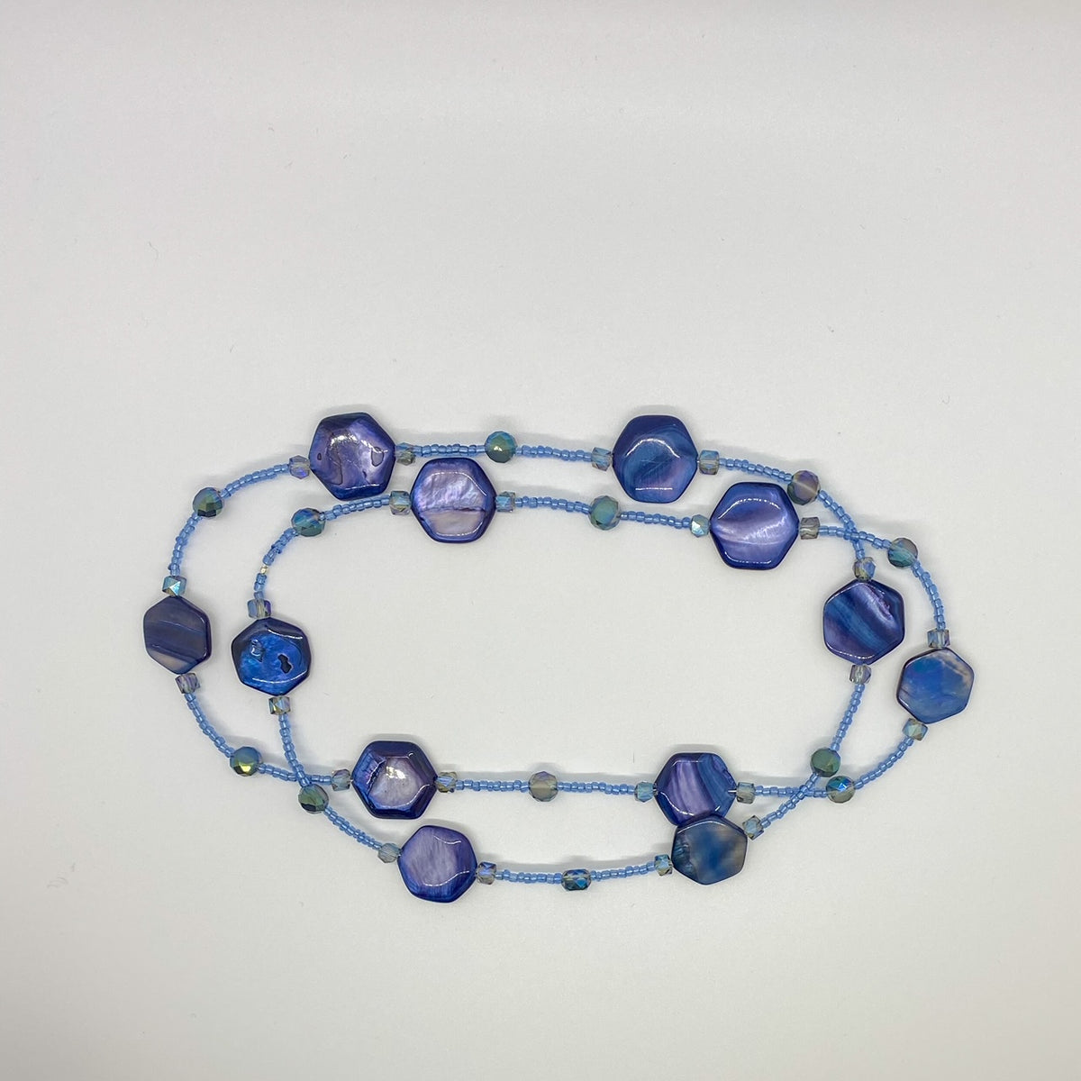Blue Shell Necklaces