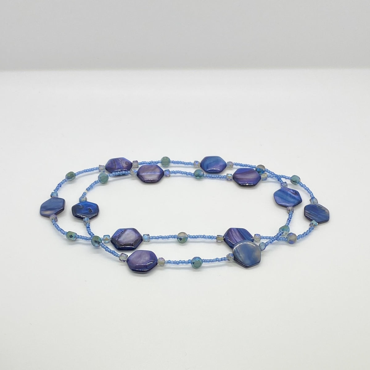 Blue Shell Necklaces