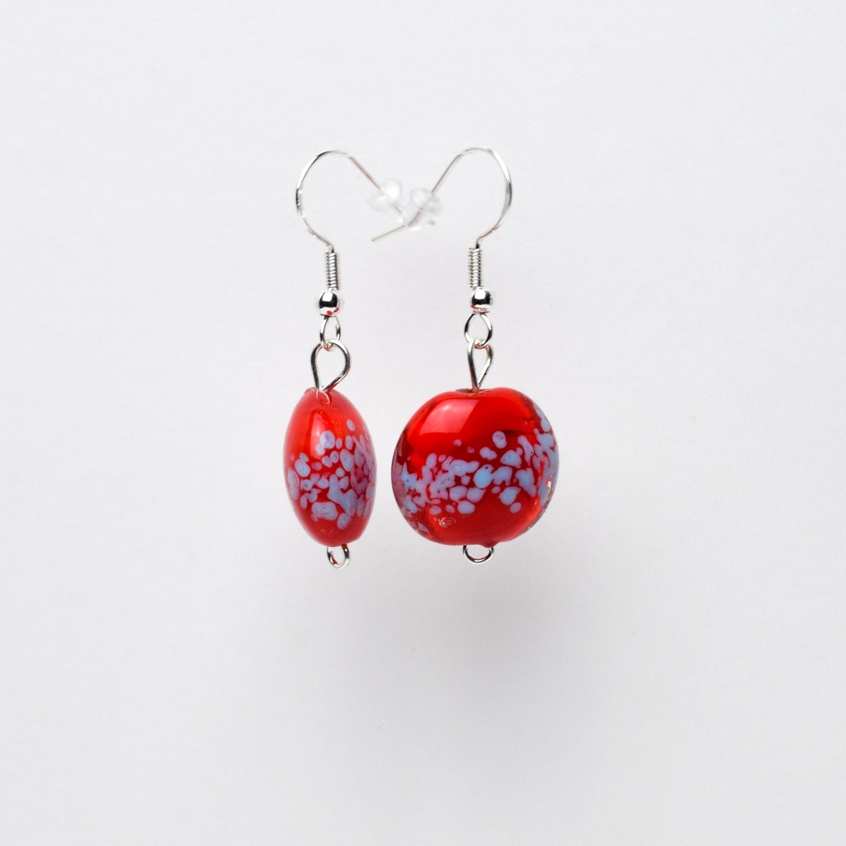 Red Round with Blue Dots