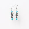 Metal Seahorses w/ Turquoise Accents