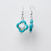 Turquoise Quatrefoil with Accent