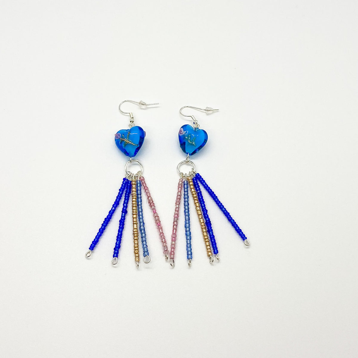 Floral Tassel Earrings
