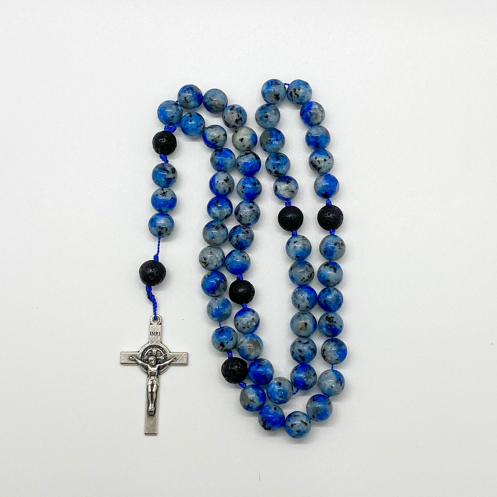 K2 Stone and Lava Stone Rosary