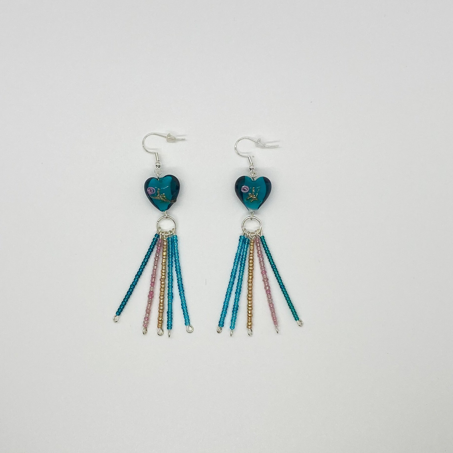 Floral Tassel Earrings