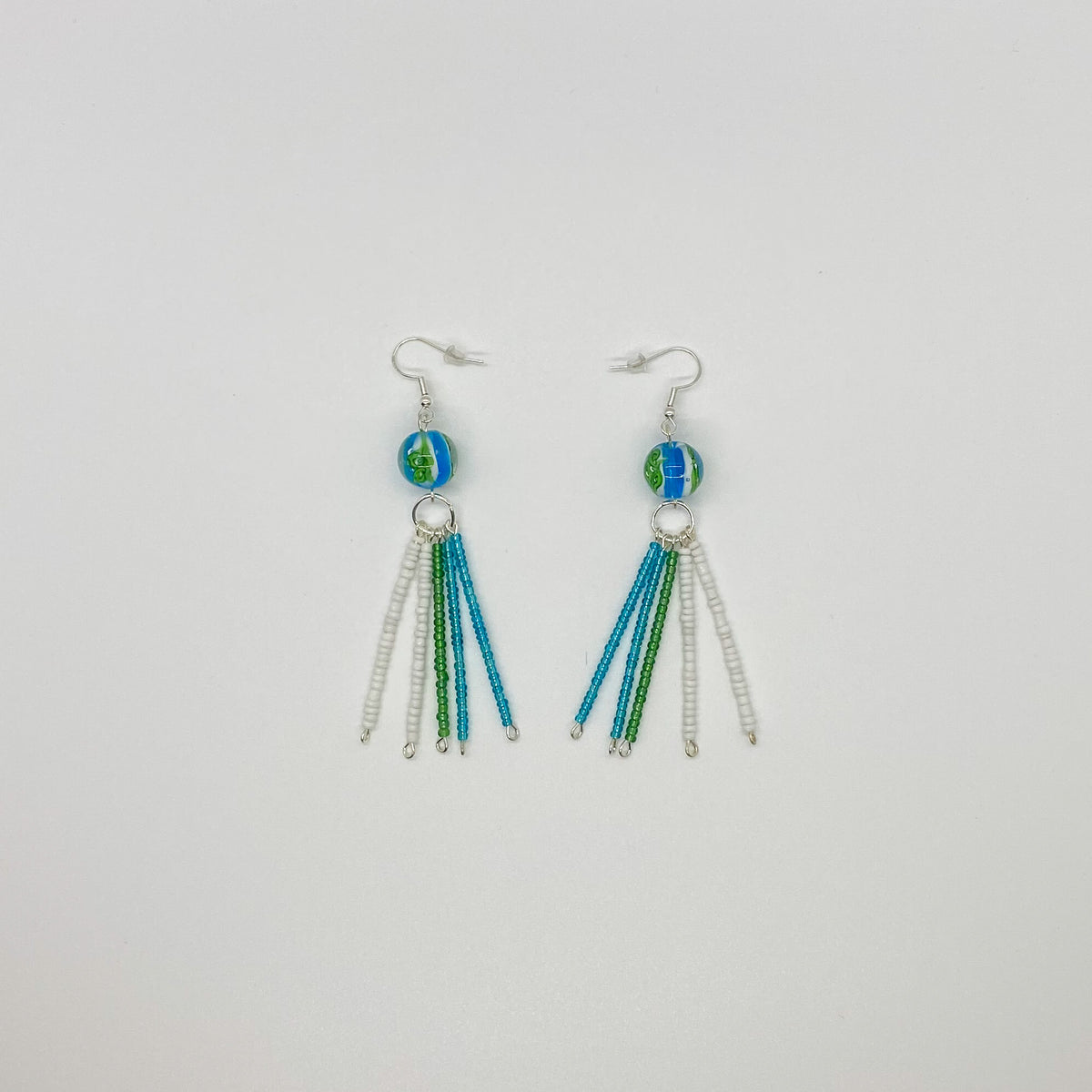 Floral Tassel Earrings