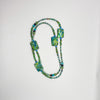 Green &amp; Blue Shell Necklace