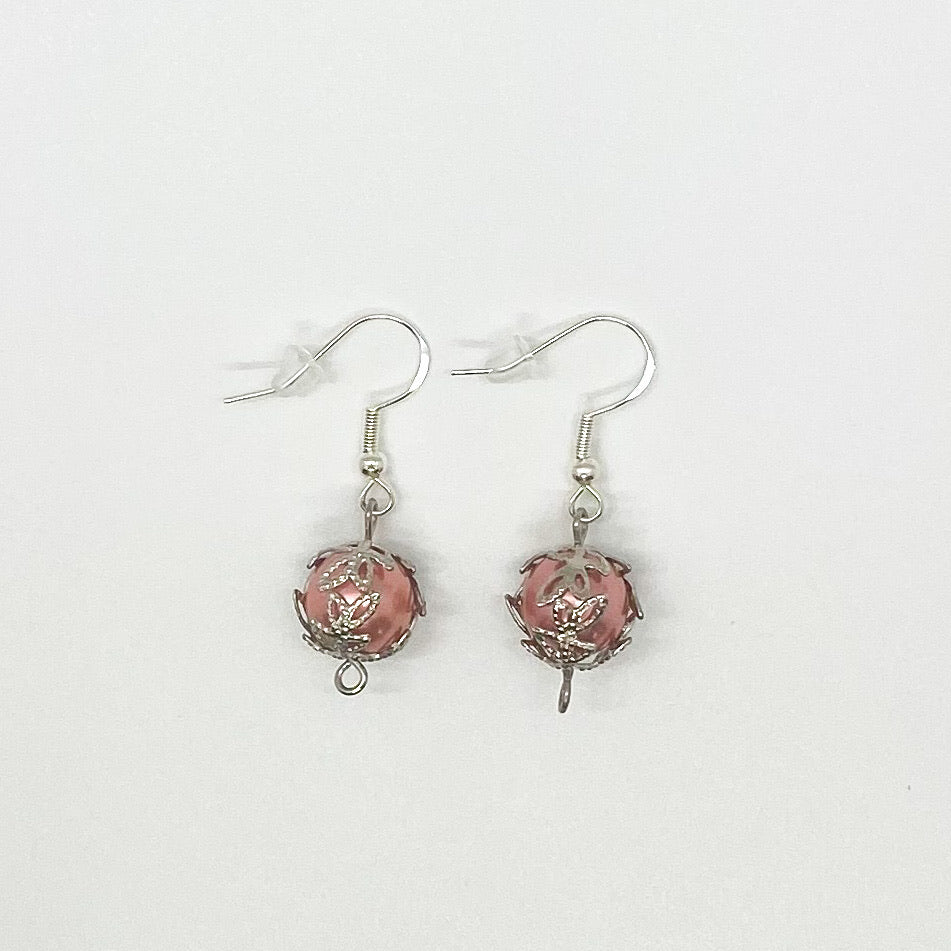 Filigree Glass Pearls