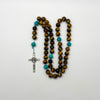 Tiger Eye and Turquoise Rosary