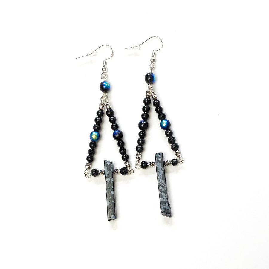 Black and Blue Chandelier