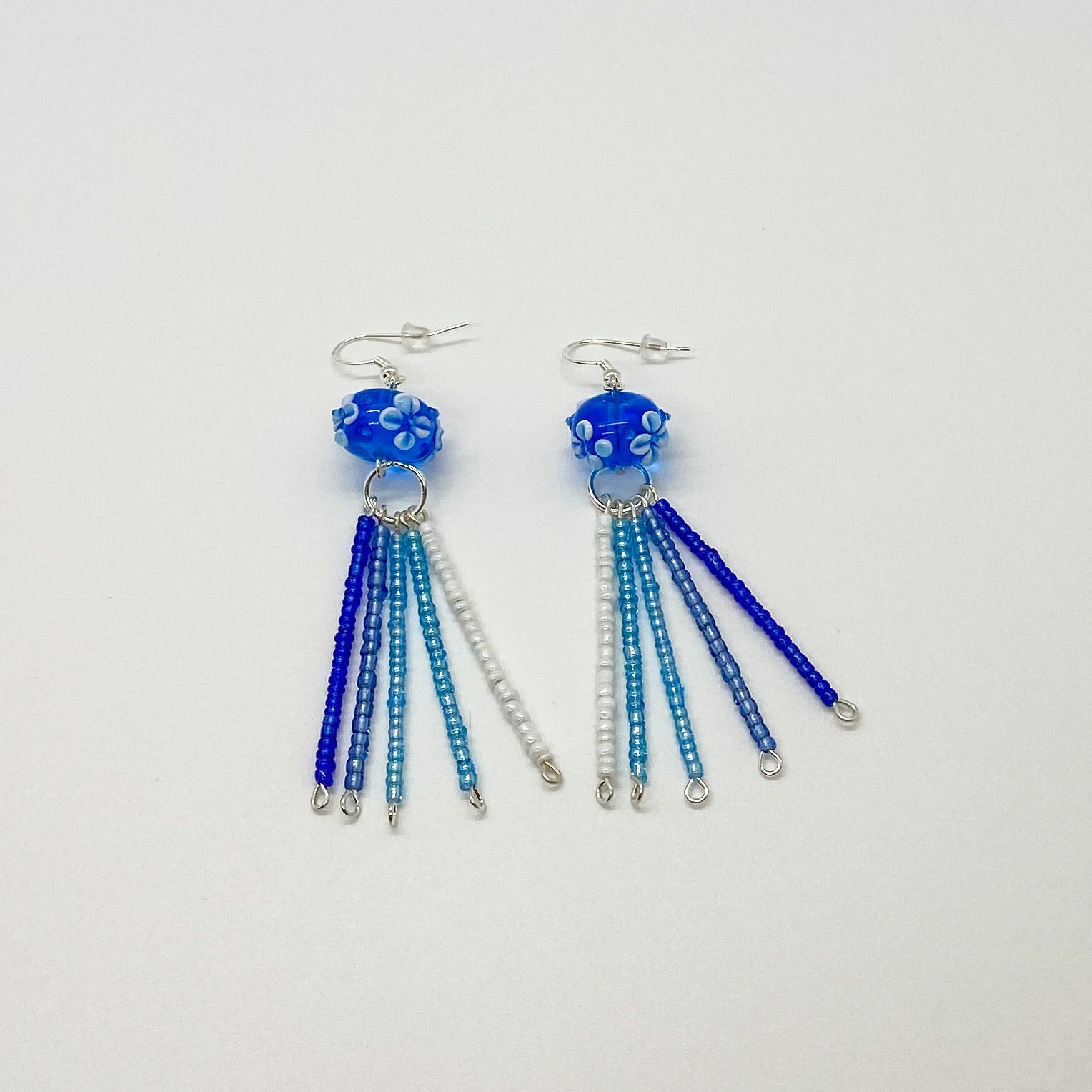Floral Tassel Earrings