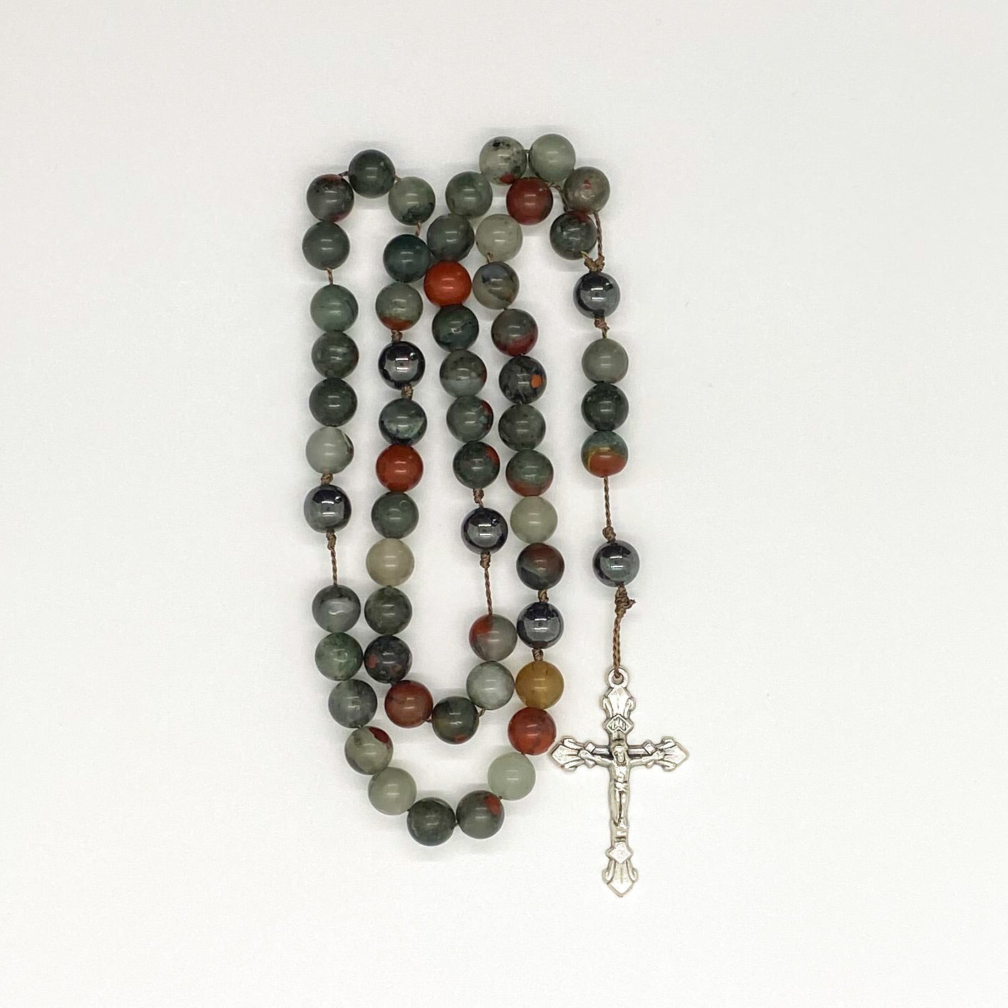 Bloodstone and Hematite Rosary