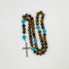 Tiger Eye and Turquoise Rosary