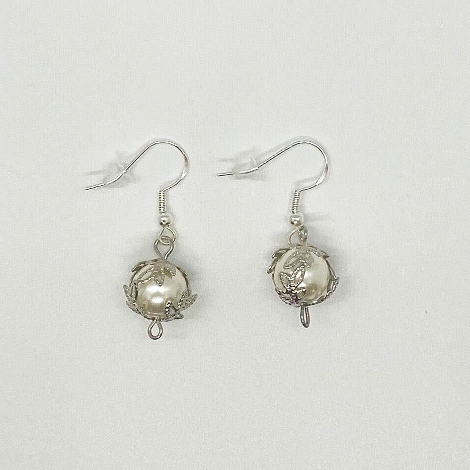 Filigree Glass Pearls