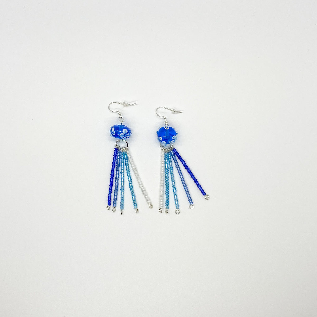Floral Tassel Earrings