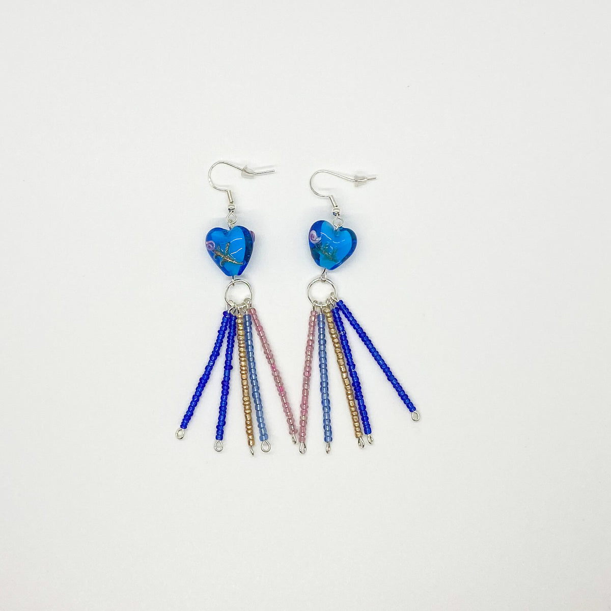 Floral Tassel Earrings