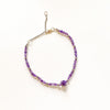 Amethyst Anklet