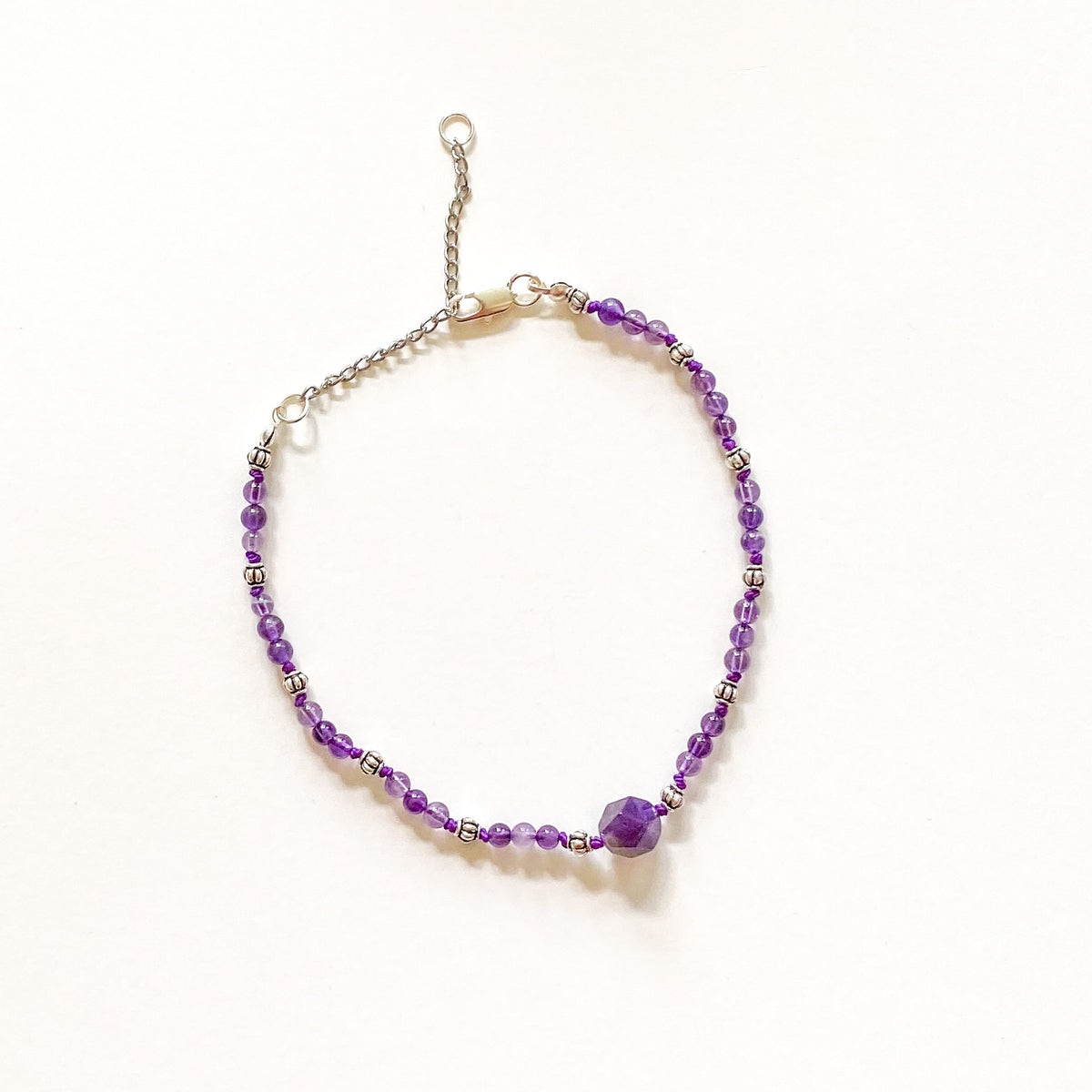 Amethyst Anklet