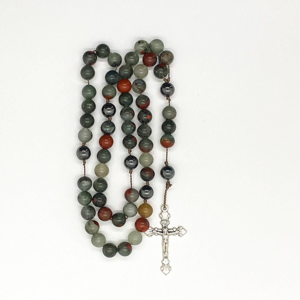 Bloodstone and Hematite Rosary